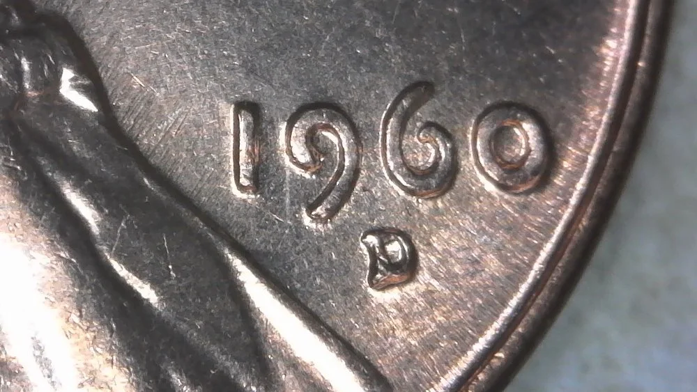 1960--D-Small-Date-Lincoln-Memorial-Cent-1MM-118-MDS